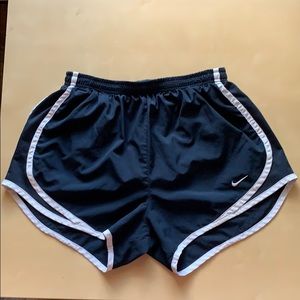 Navy blue Nike athletic shorts